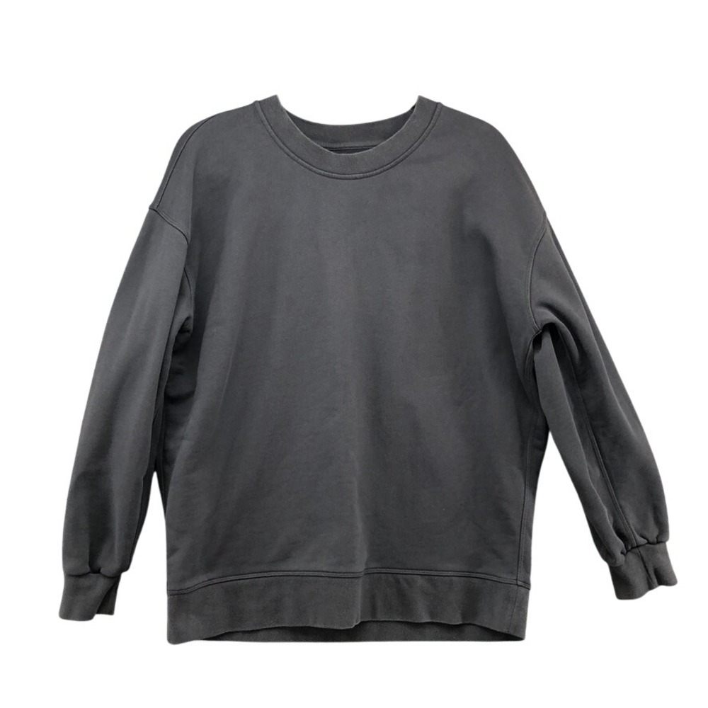 Lululemon‎ Perfectly Oversized Crewneck Sweatshirt Womens Size 8 Grey Pullover
